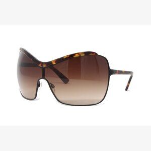 Just Cavalli Women's Sunglasses Shield Frame JC504S 52F Black/Tortoise NWT